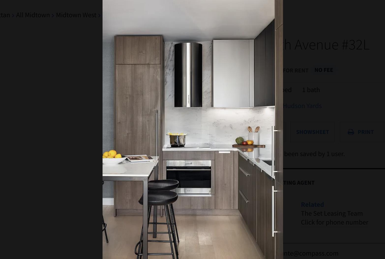455 10th Avenue, Unit 33L Manhattan, NY 10018 - Photo 2 of 18 a kitchen with a sink cabinets and appliances