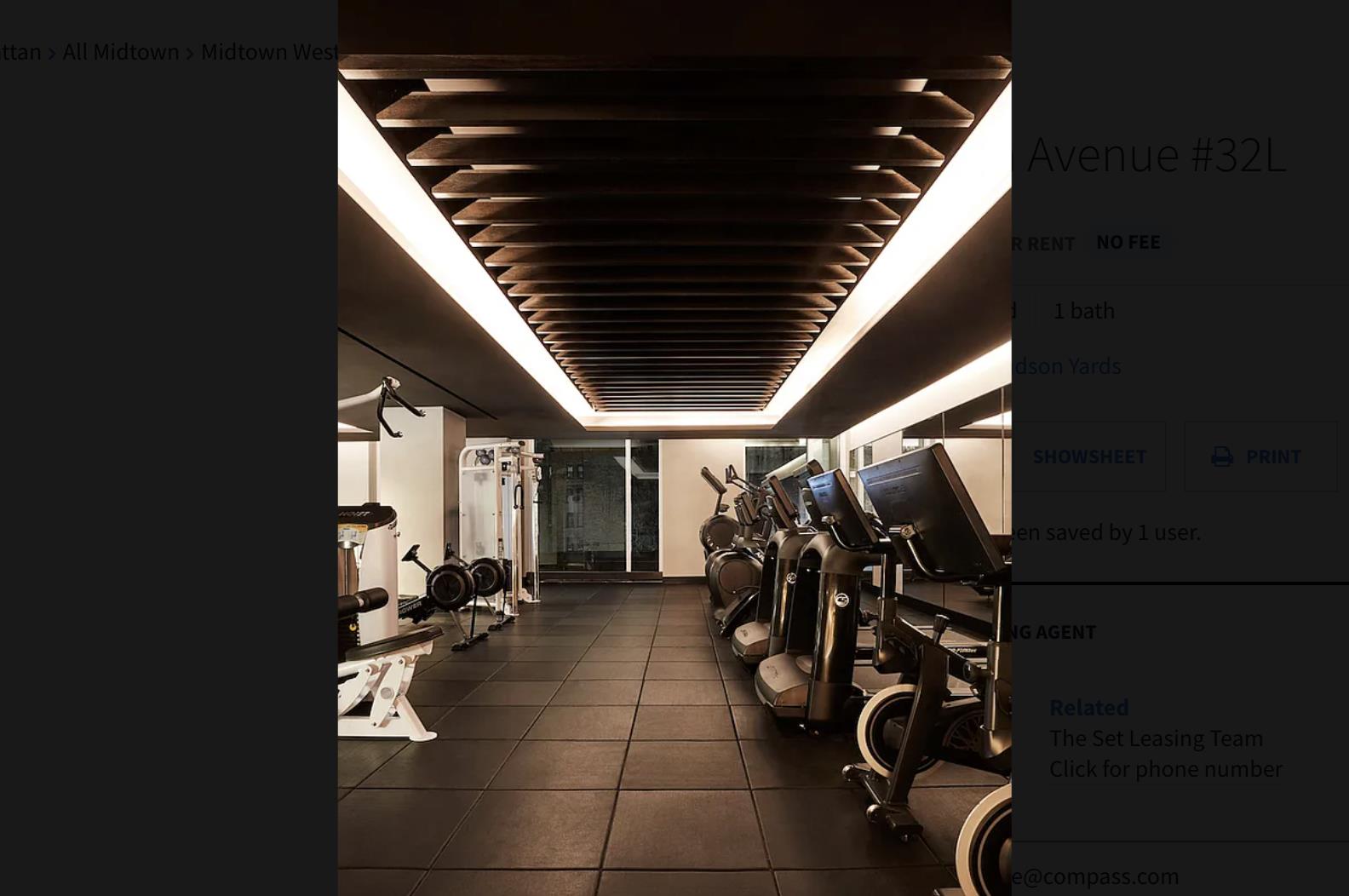 455 10th Avenue, Unit 33L Manhattan, NY 10018 - Photo 10 of 18 a view of a room with gym equipment