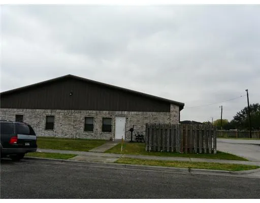 a house view with a garden space