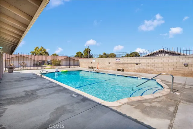 a view of a terrace with outdoor space