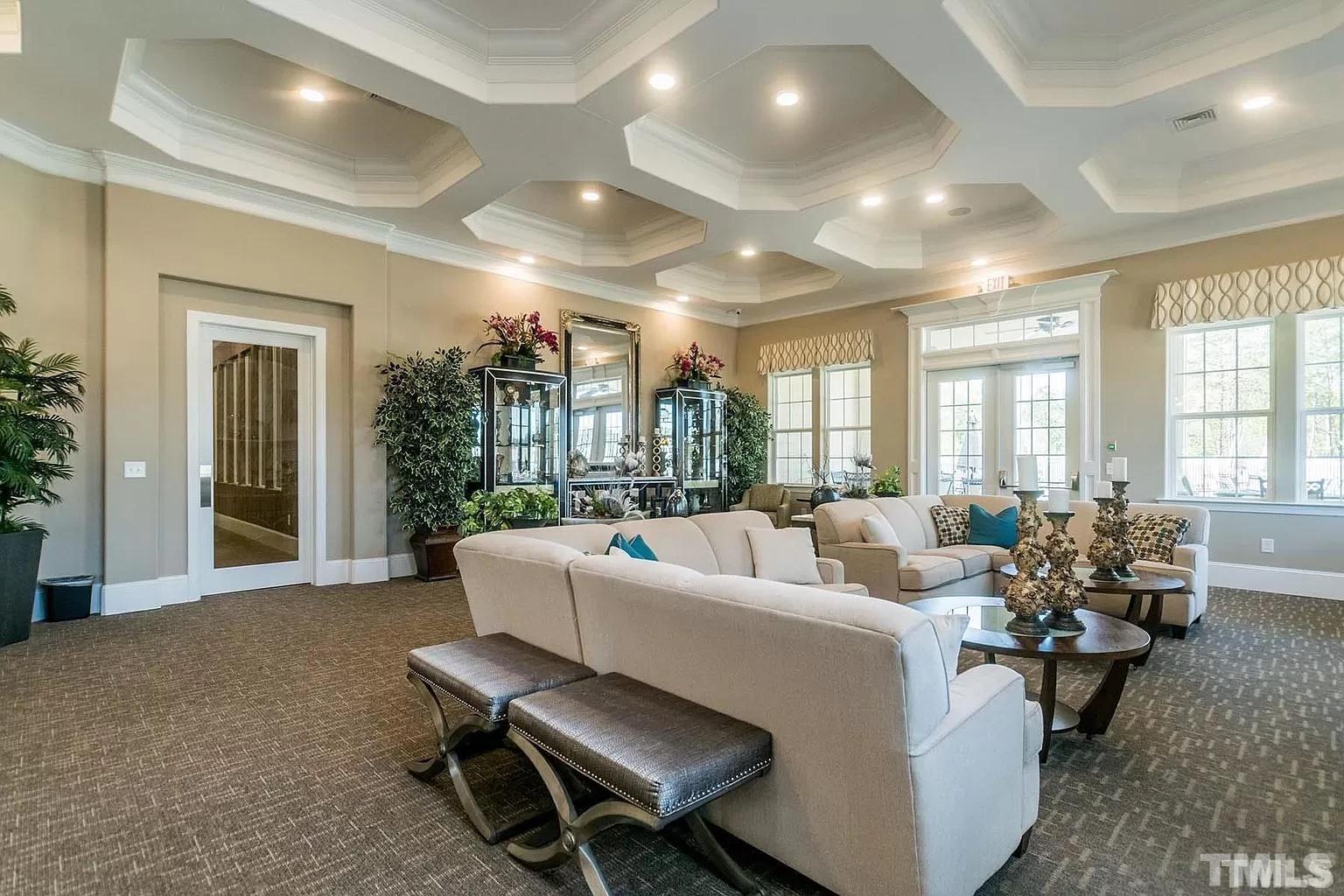 1258 Commack Drive Durham, NC 27703 - Photo 43 of 68 a living room with furniture and a large window