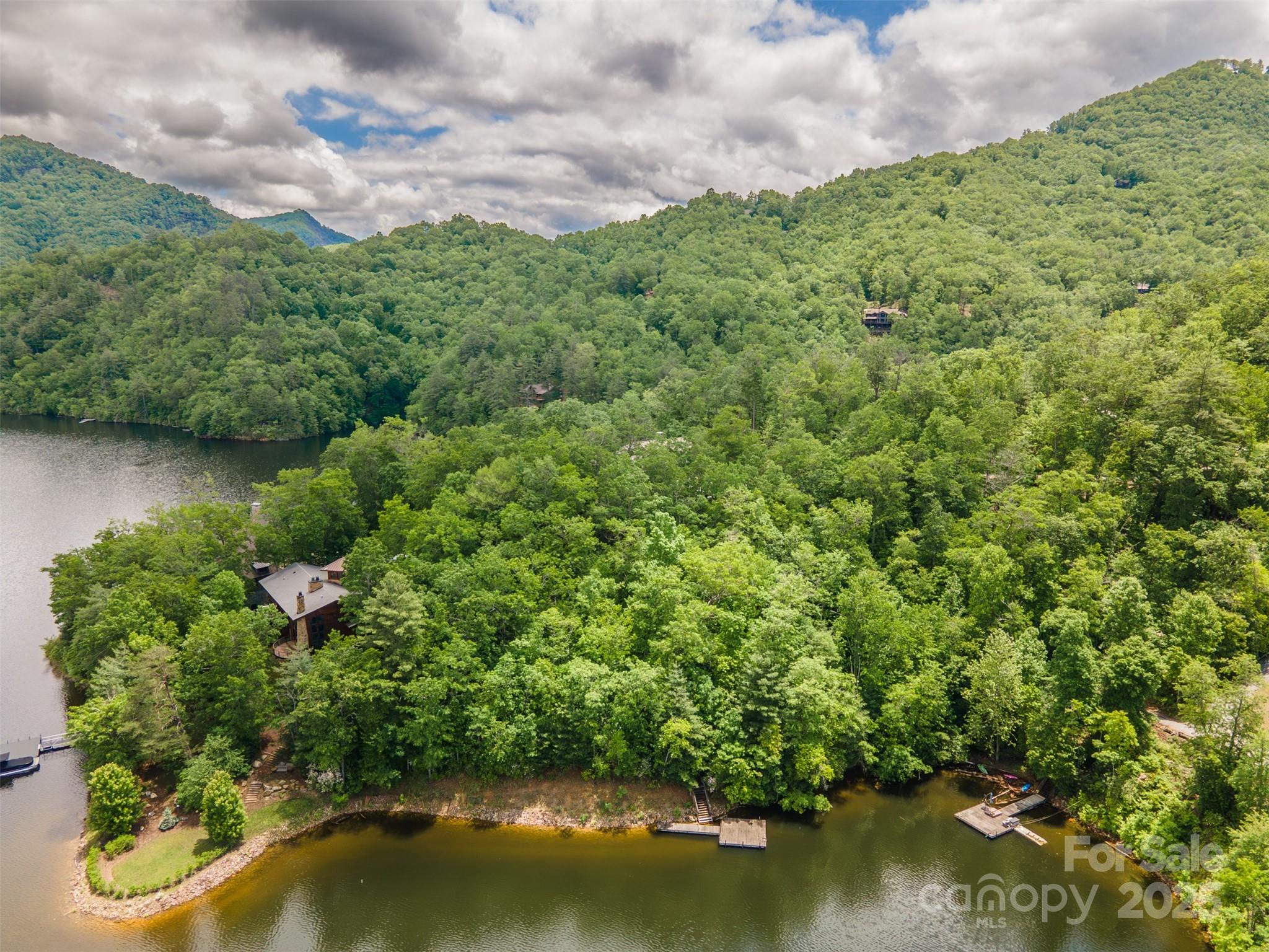Lot 103 Longview Lane, Unit 103 Tuckasegee, NC 28783 - Photo 3 of 12 a view of a lake with green space