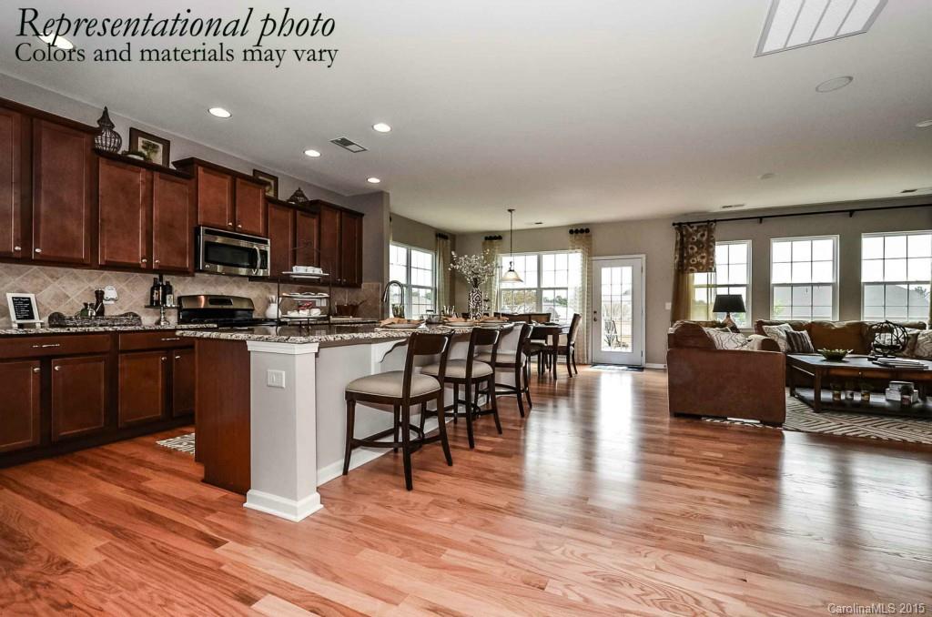 4224 Perth Road, Unit 304 Indian Land, SC 29707 - Photo 5 of 14 a living room with stainless steel appliances furniture a kitchen view and a kitchen island