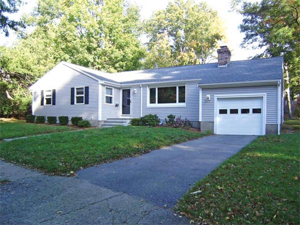 17 Warren Road Newton, MA 02468 - Photo 1 of 1 a front view of house with yard and green space