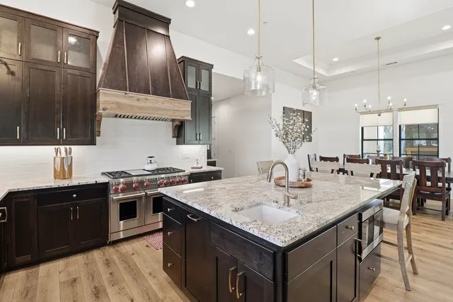 a bed room with a bed and a view of bathroom