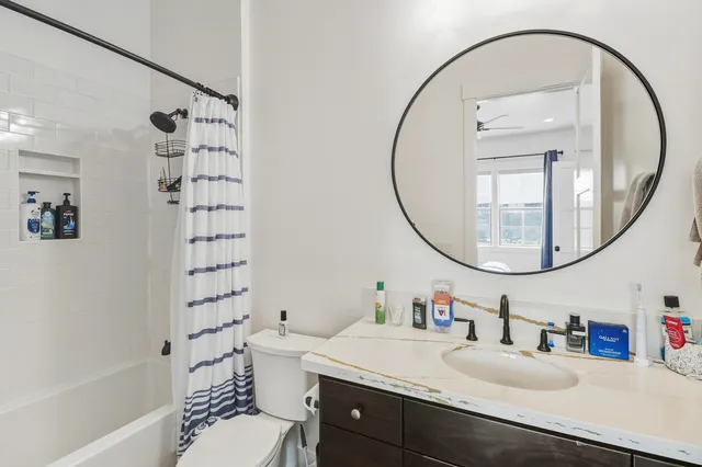 a outdoor space with lots of furniture and floor to ceiling window