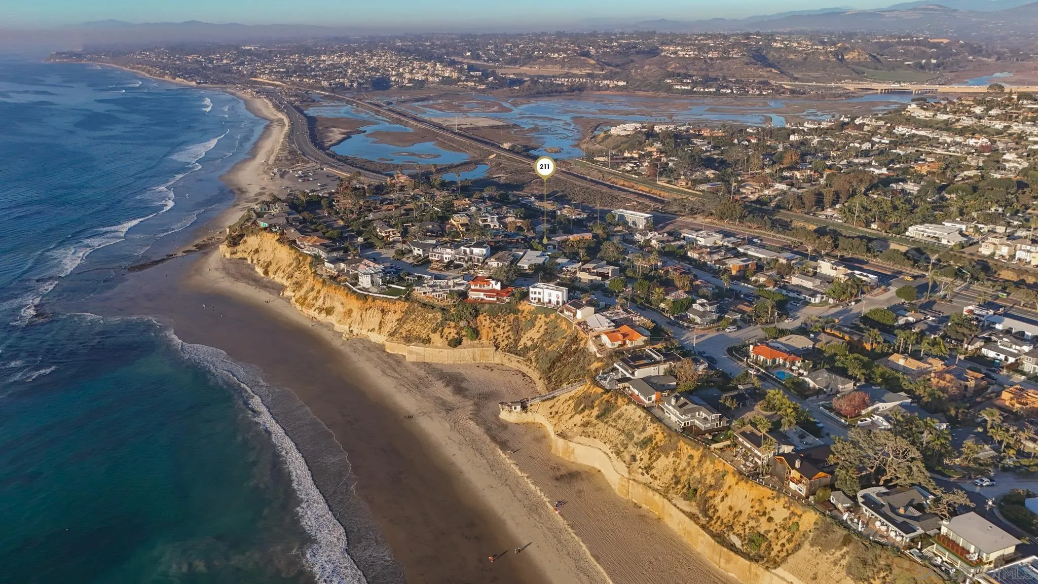 211 Ocean Street Solana Beach, CA 92075 - Photo 5 of 29 an aerial view of residential houses with outdoor space