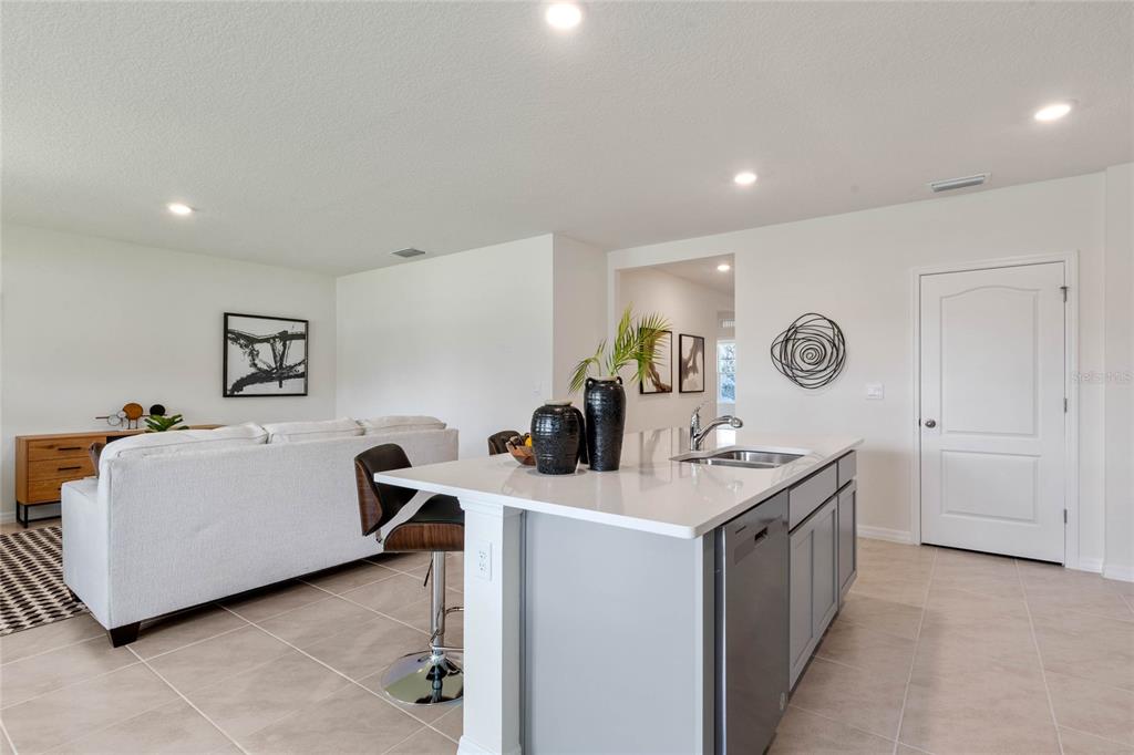 3503 Nettle Loop Tavares, FL 32778 - Photo 11 of 38 a living room with a sink and a washer dryer