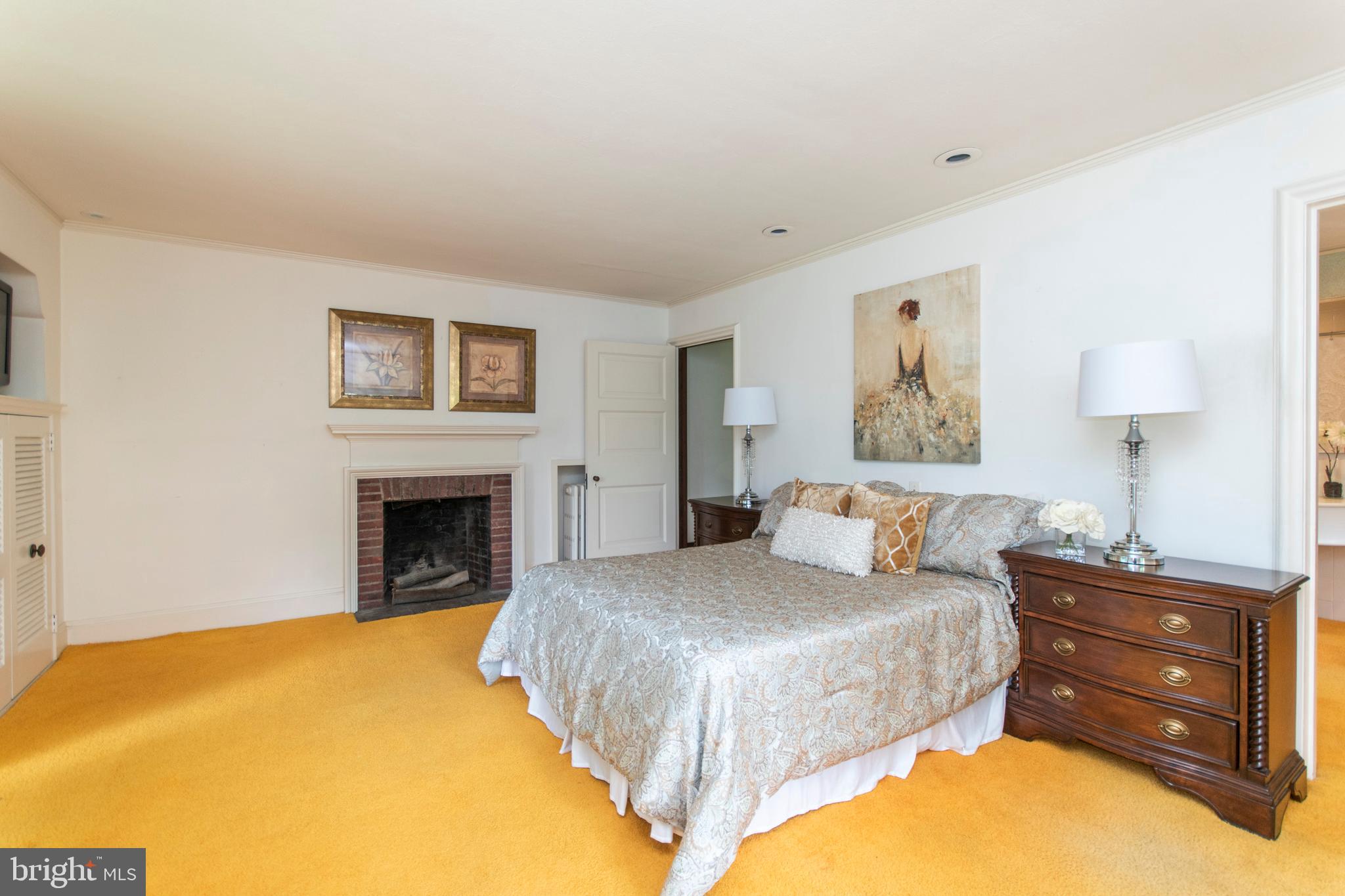 643 Washington Lane Rydal, PA 19046 - Photo 26 of 47 Fireplace in Master Bedroom