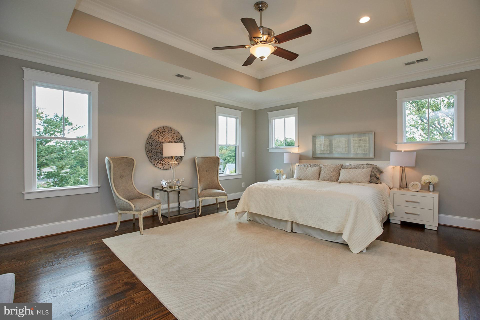 2610 North Quantico Street Arlington, VA 22207 - Photo 14 of 30 Master Bedroom features tray ceiling