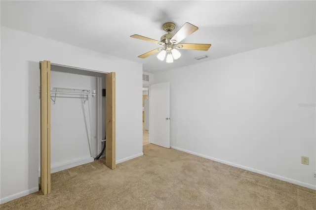 a view of an empty room