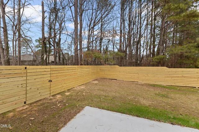 a view of empty parking space
