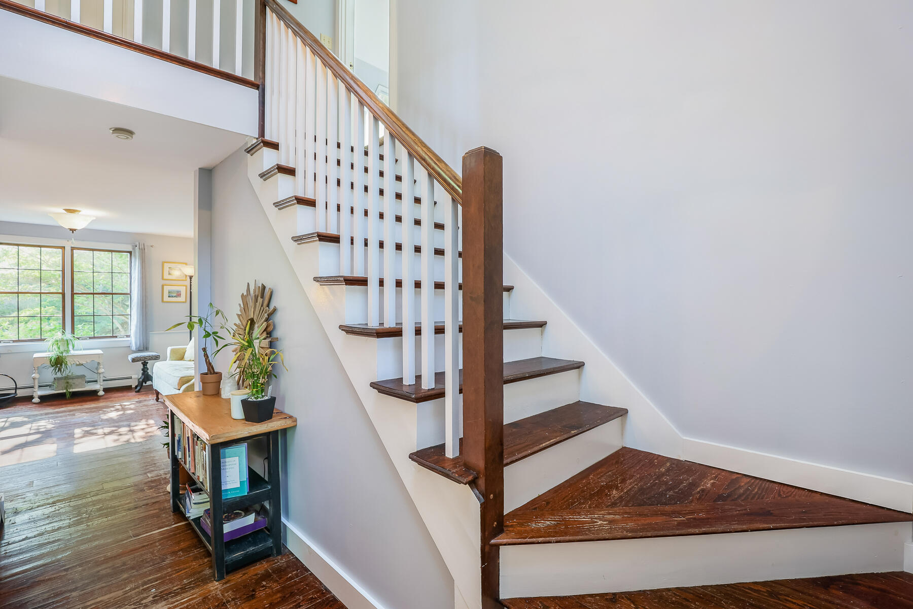 2 Greengate Road Falmouth, MA 02540 - Photo 16 of 51 a view of entryway livingroom and hall with wooden floor