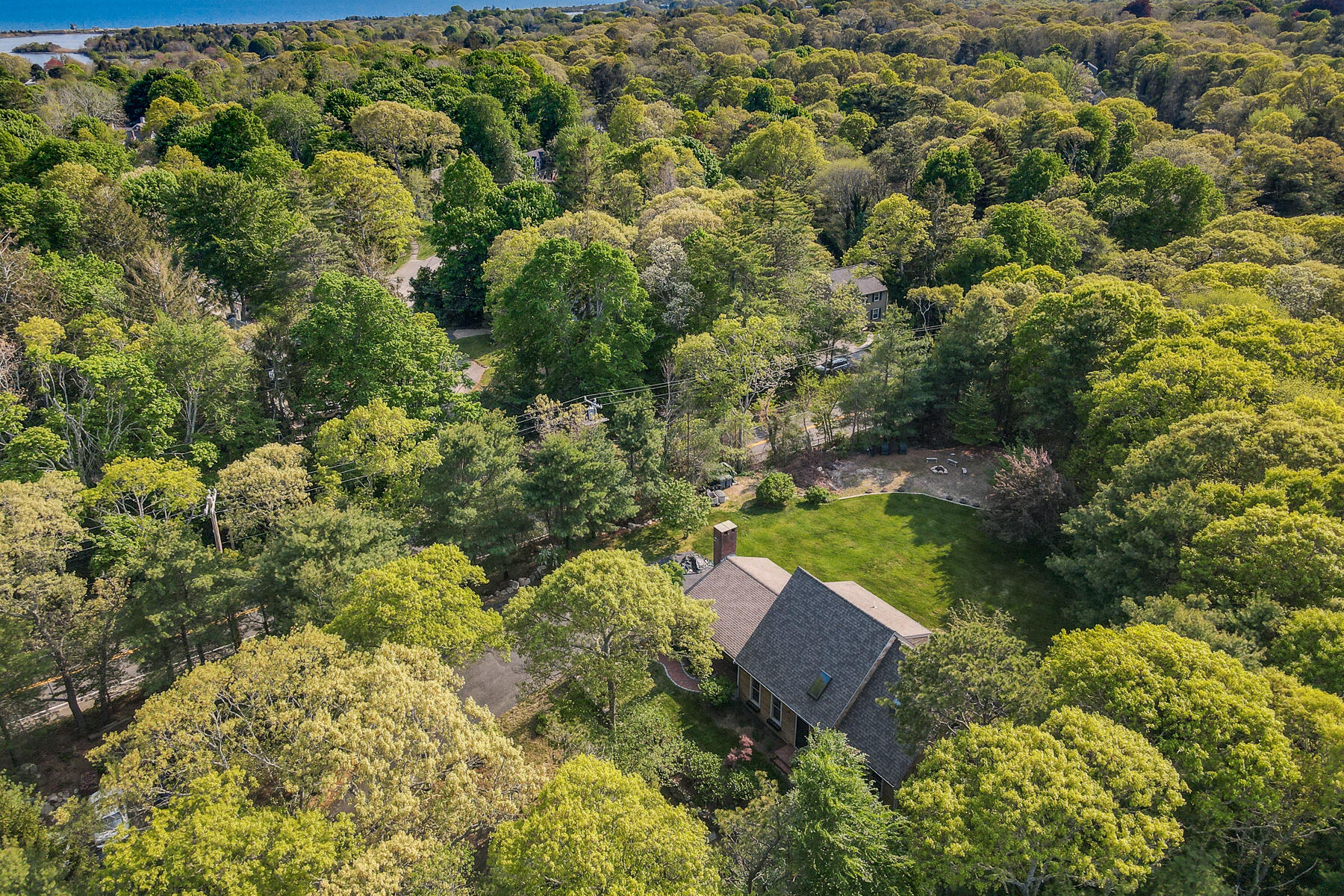 2 Greengate Road Falmouth, MA 02540 - Photo 39 of 51 an aerial view of a house with a yard