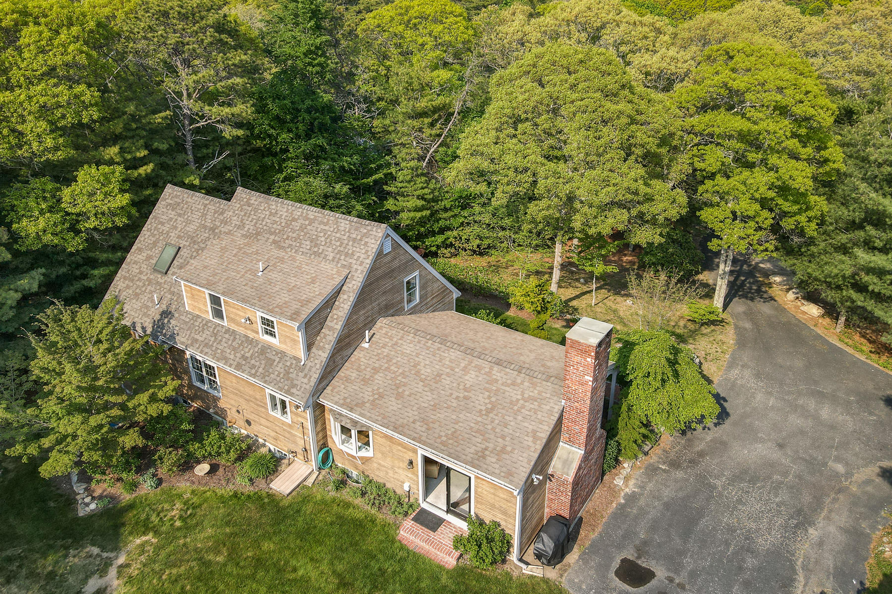 2 Greengate Road Falmouth, MA 02540 - Photo 40 of 51 an aerial view of a house with yard