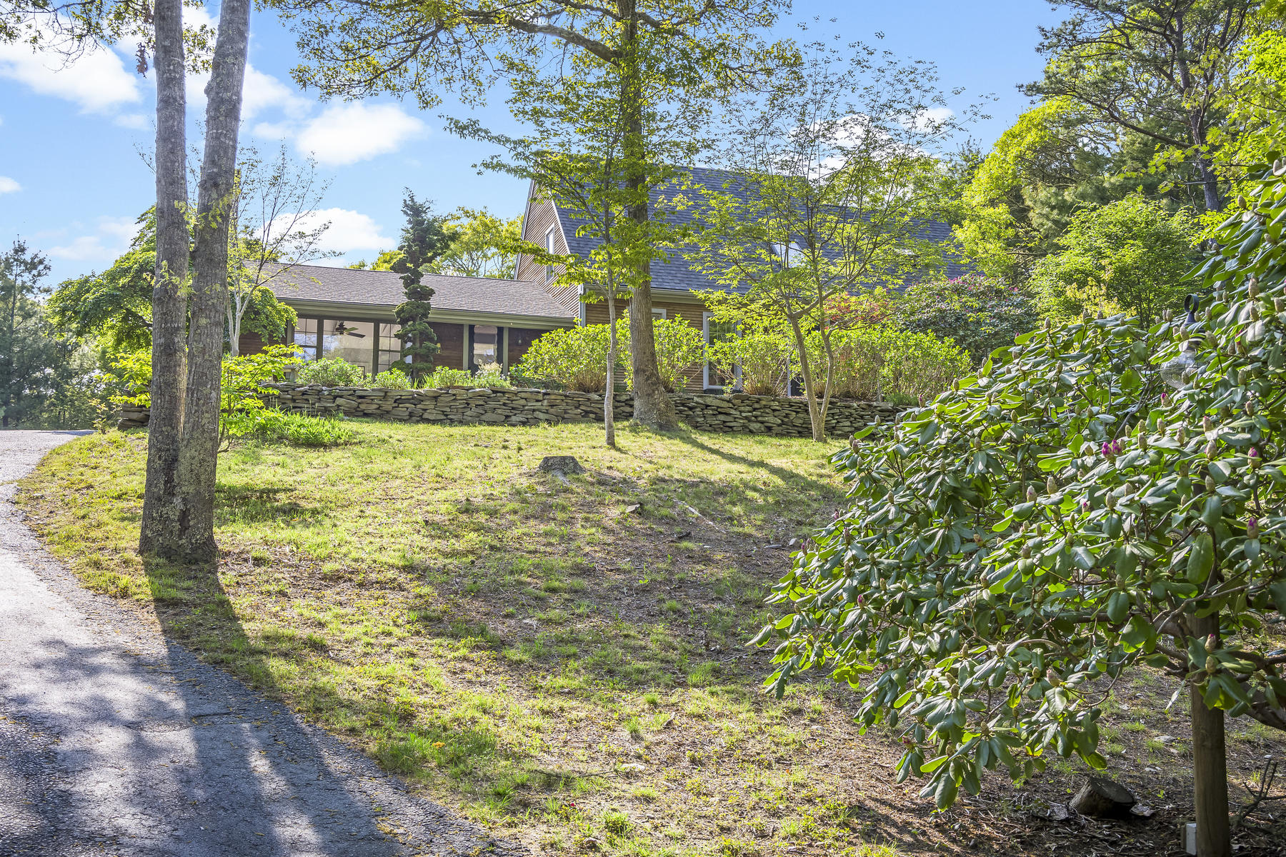 2 Greengate Road Falmouth, MA 02540 - Photo 42 of 51 a view of a fountain in the garden