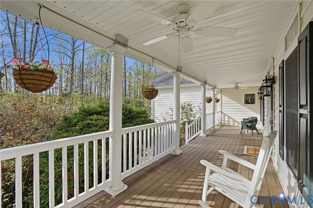 14430 Overlook Ridge Lane Beaverdam, VA 23015 - Photo 13 of 71 a view of a porch with furniture