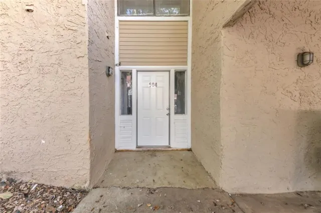 a view of a small space