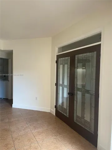 a view of an empty room