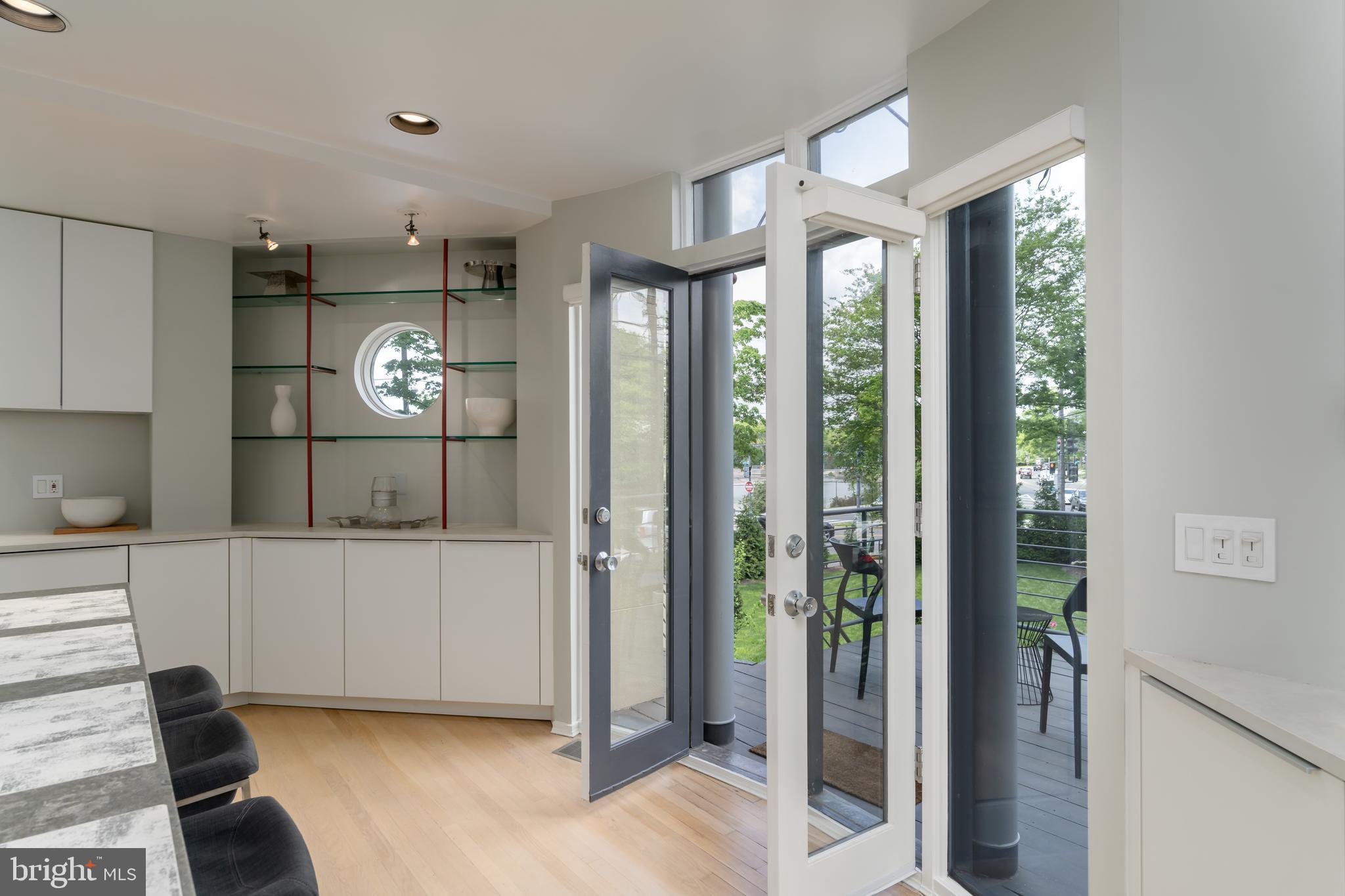 4770 Reservoir Road Northwest Washington, DC 20007 - Photo 20 of 50 French doors expand entertaining from kitchen