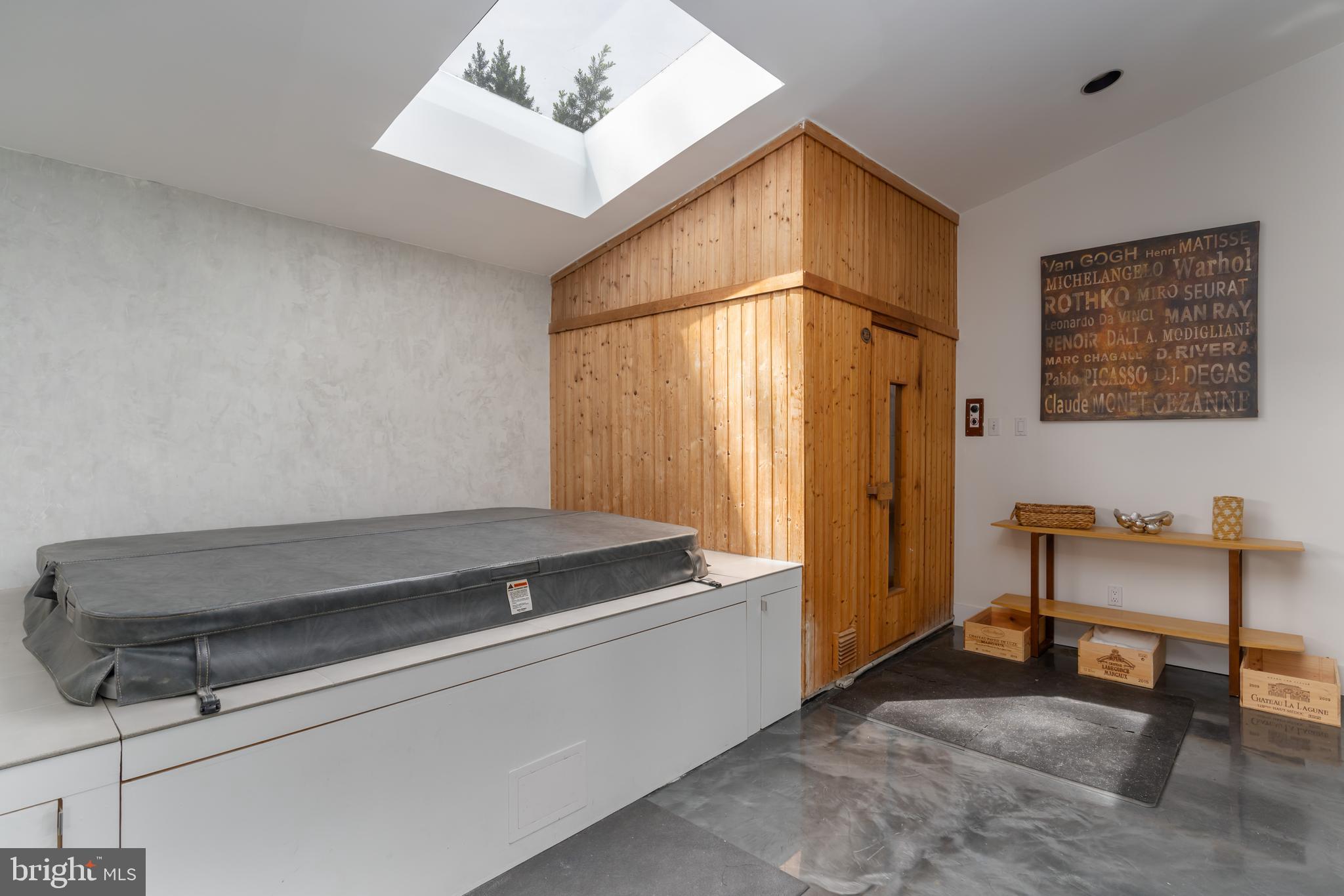4770 Reservoir Road Northwest Washington, DC 20007 - Photo 44 of 50 Hot tub and sauna with skylight