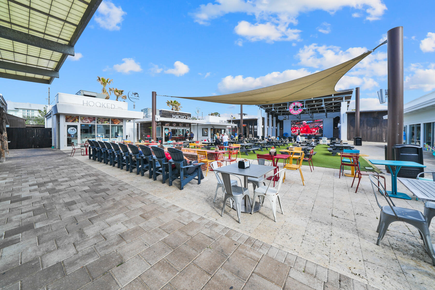29 Pleasant Street, Unit 1 Inlet Beach, FL 32461 - Photo 54 of 66 a view of a chairs and tables in a patio