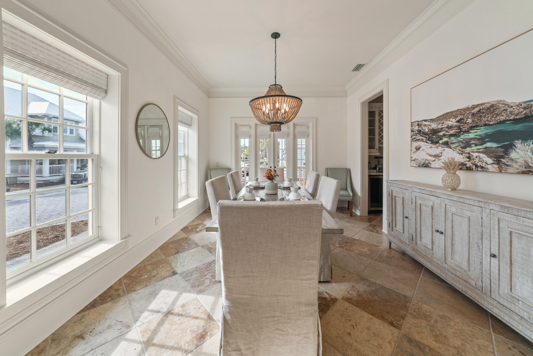 29 Pleasant Street, Unit 1 Inlet Beach, FL 32461 - Photo 6 of 66 a view of a dining room with furniture window and wooden floor