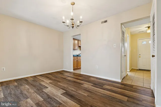 a view of livingroom with hardwood floor and window