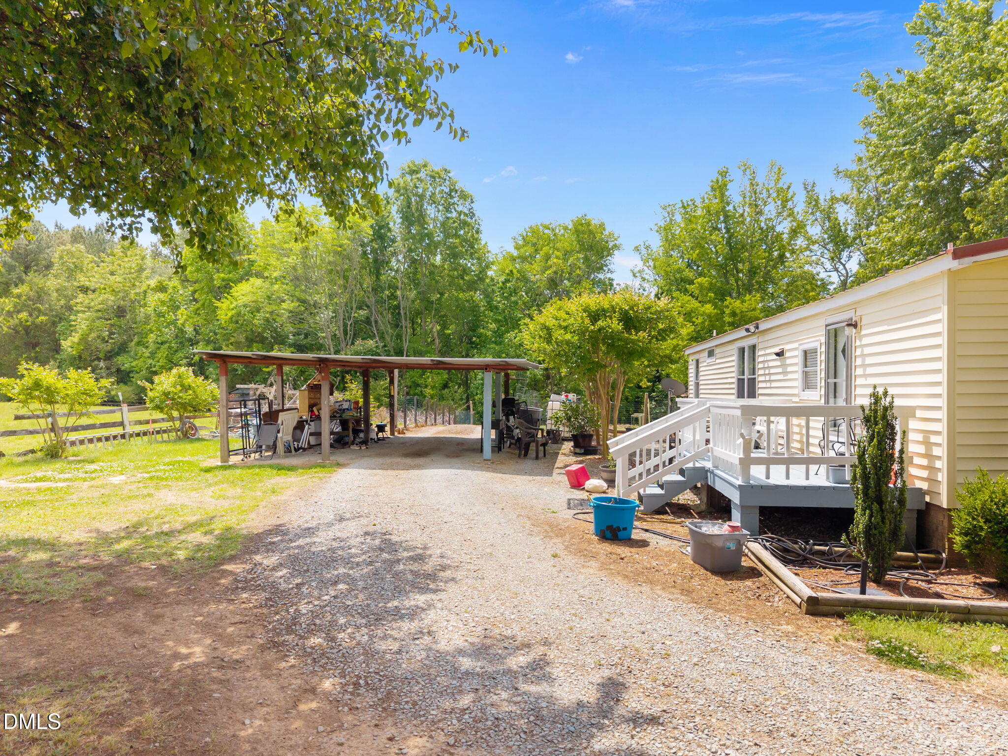423 Quail Roost Farm Road Rougemont, NC 27572 - Photo 39 of 44 a view of a house with backyard and sitting area