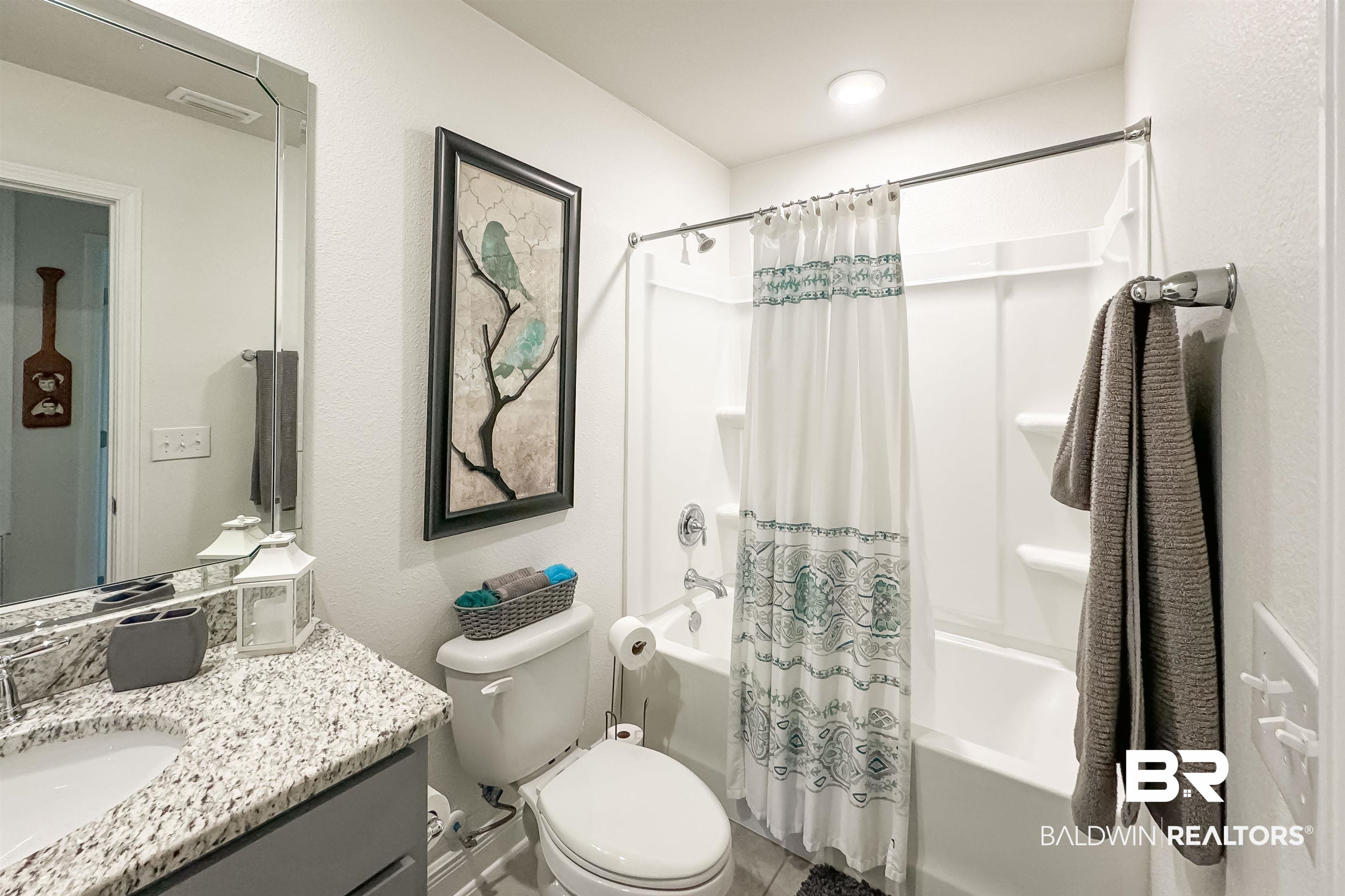 1290 Mako Loop Gulf Shores, AL 36542 - Photo 28 of 50 Full bathroom featuring toilet, shower / bath combo, and vanity