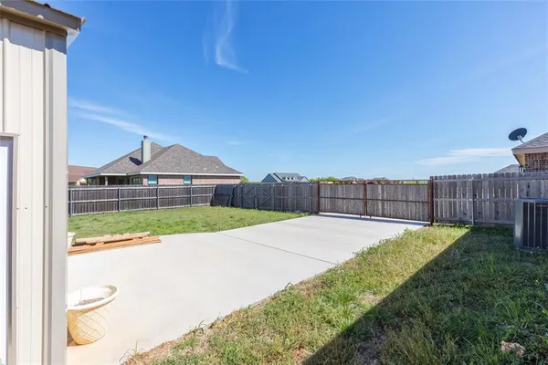 a view of an outdoor space and tennis court
