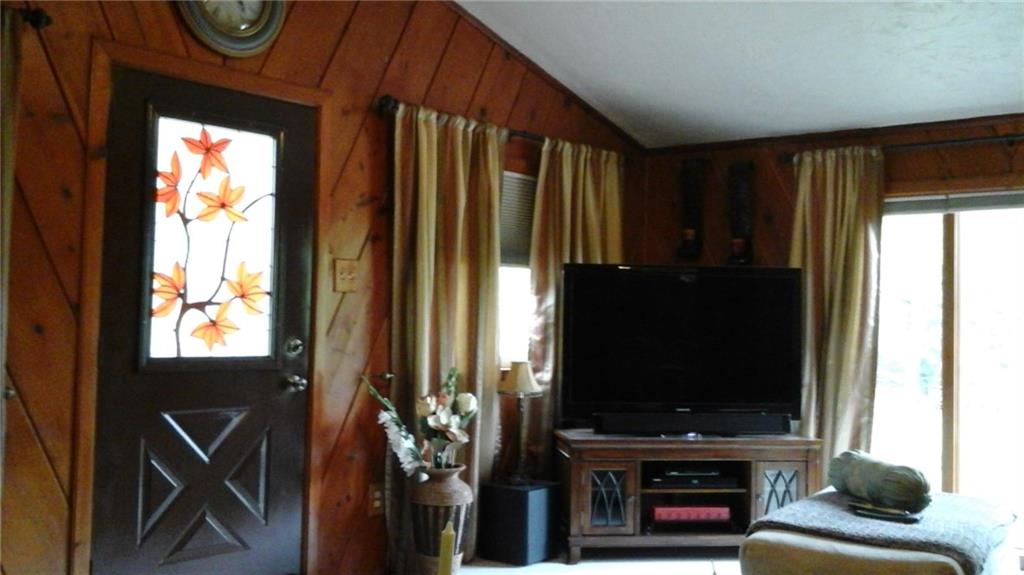 1051 Thompson Run Road Harwick, PA 15049 - Photo 10 of 19 Living Room with Stained Glass Door leading to back deck