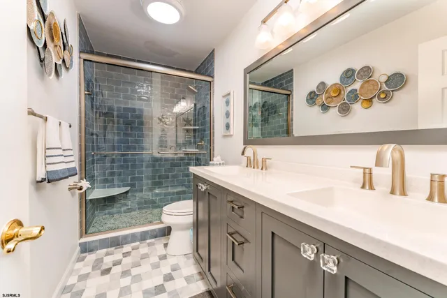 a view of roof deck with wooden fence and wooden floor