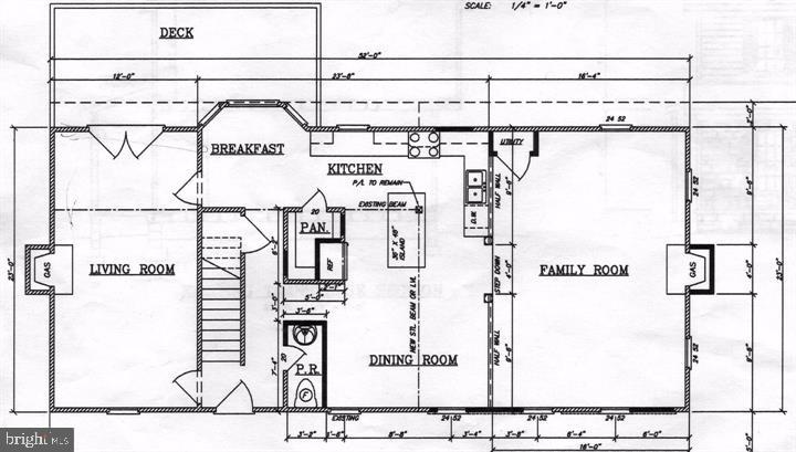 12251 Davis Road Remington, VA 22734 - Photo 43 of 43 Floorplan from the 2010 addition, main level