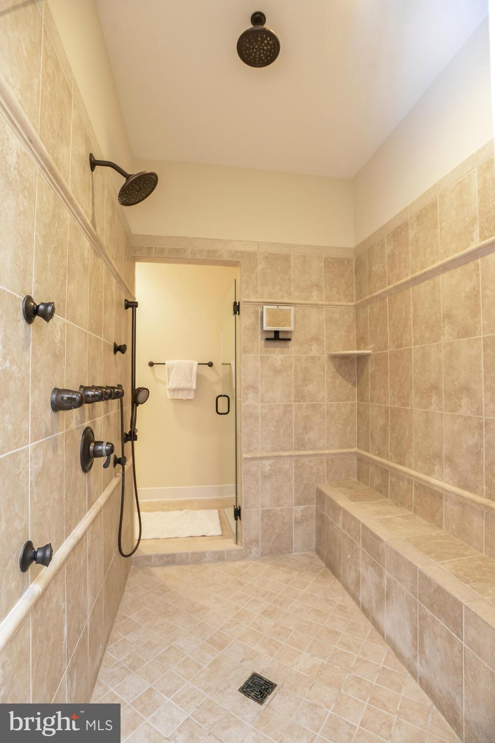 224 Tapawingo Road Southeast Vienna, VA 22180 - Photo 19 of 30 Dual Entry Spa Shower with numerous spray features