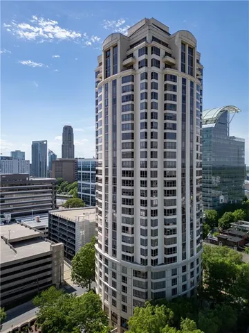 a front view of a building