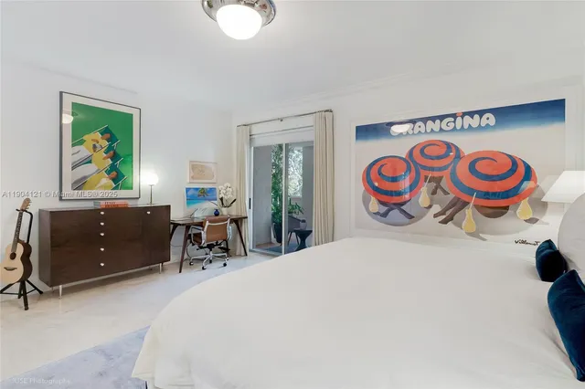 a bathroom with a sink vanity and a mirror