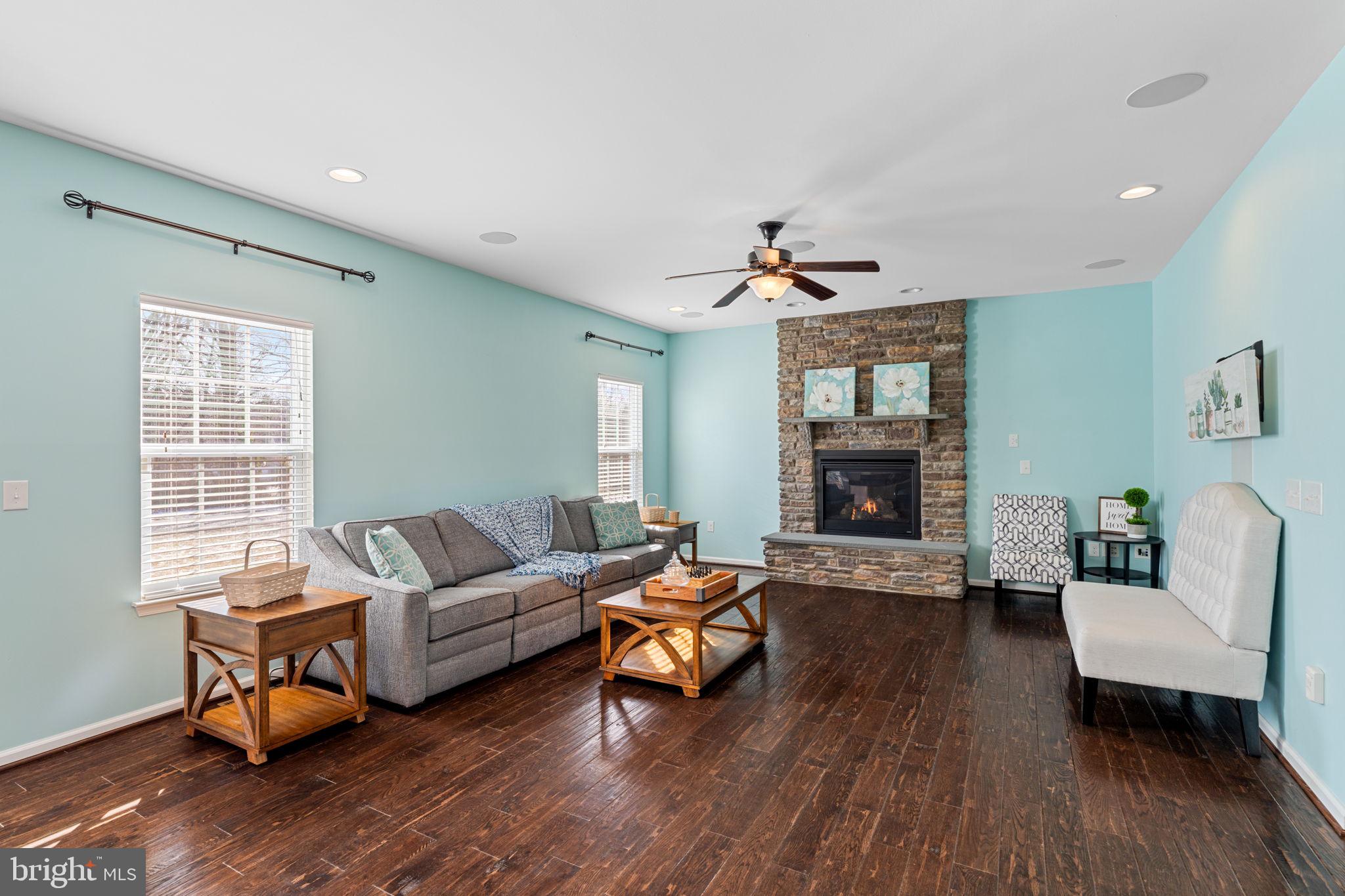 1145 Lynch Circle Warminster, PA 18974 - Photo 29 of 67 a living room with furniture and a wooden floor