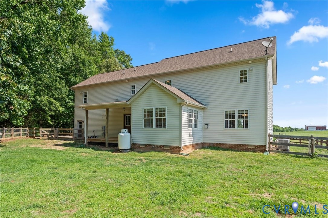 3137 Trenholm Road Powhatan, VA 23139 - Photo 59 of 72 a view of a house with backyard and garden