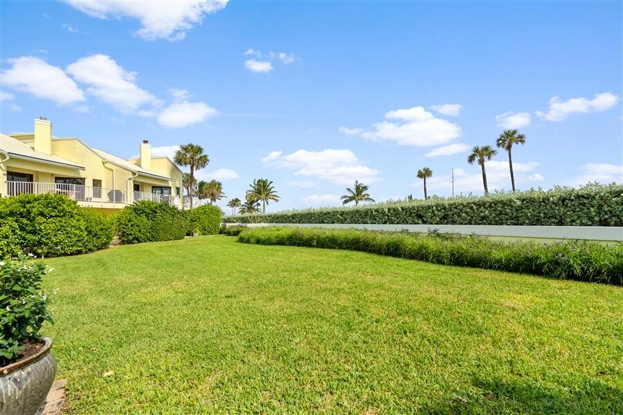 5111 North Ocean Boulevard, Unit A Ocean Ridge, FL 33435 - Photo 35 of 47 a view of outdoor space and yard
