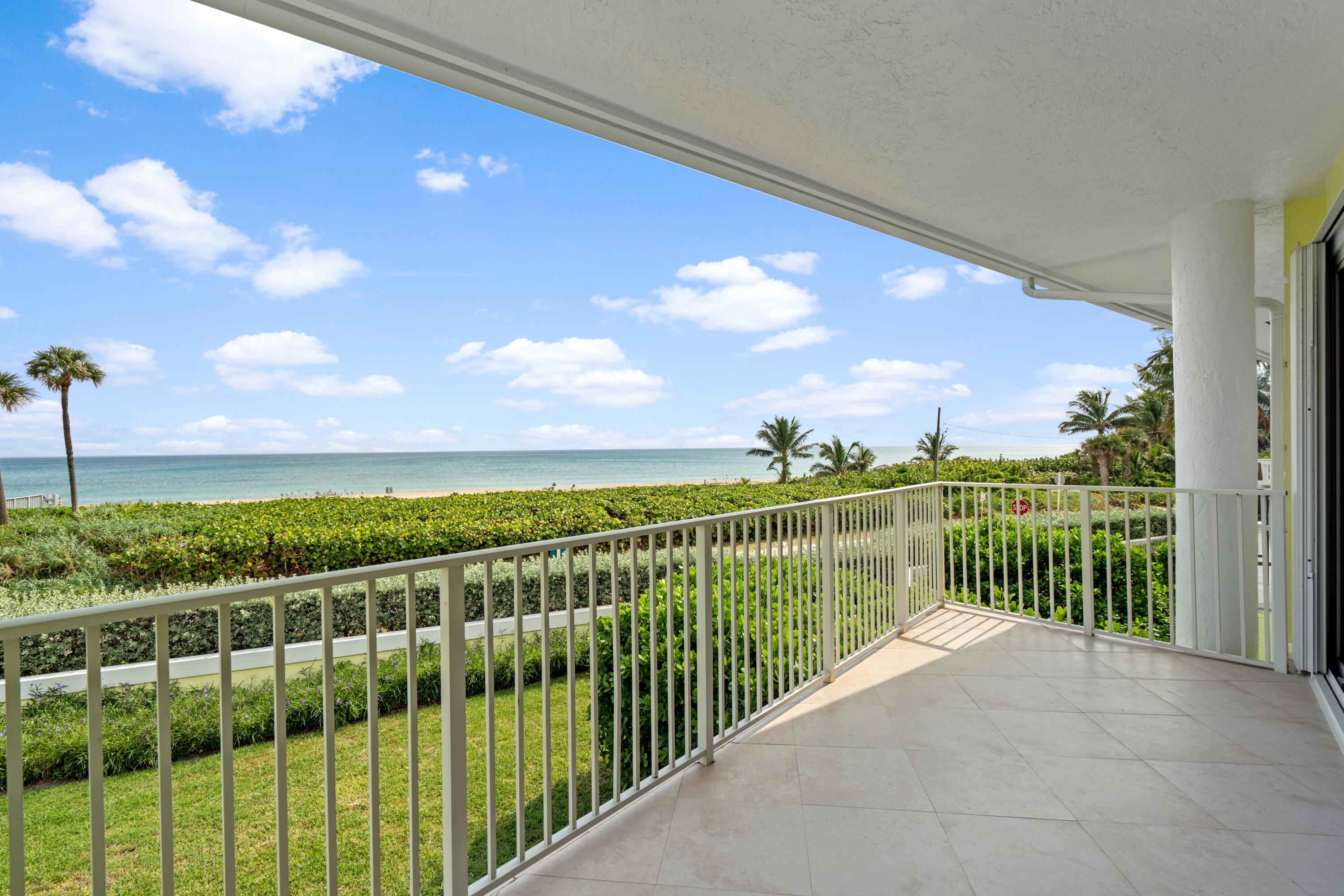 5111 North Ocean Boulevard, Unit A Ocean Ridge, FL 33435 - Photo 7 of 47 a view of balcony with ocean view