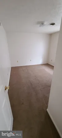 a view of small space with racks on the wall