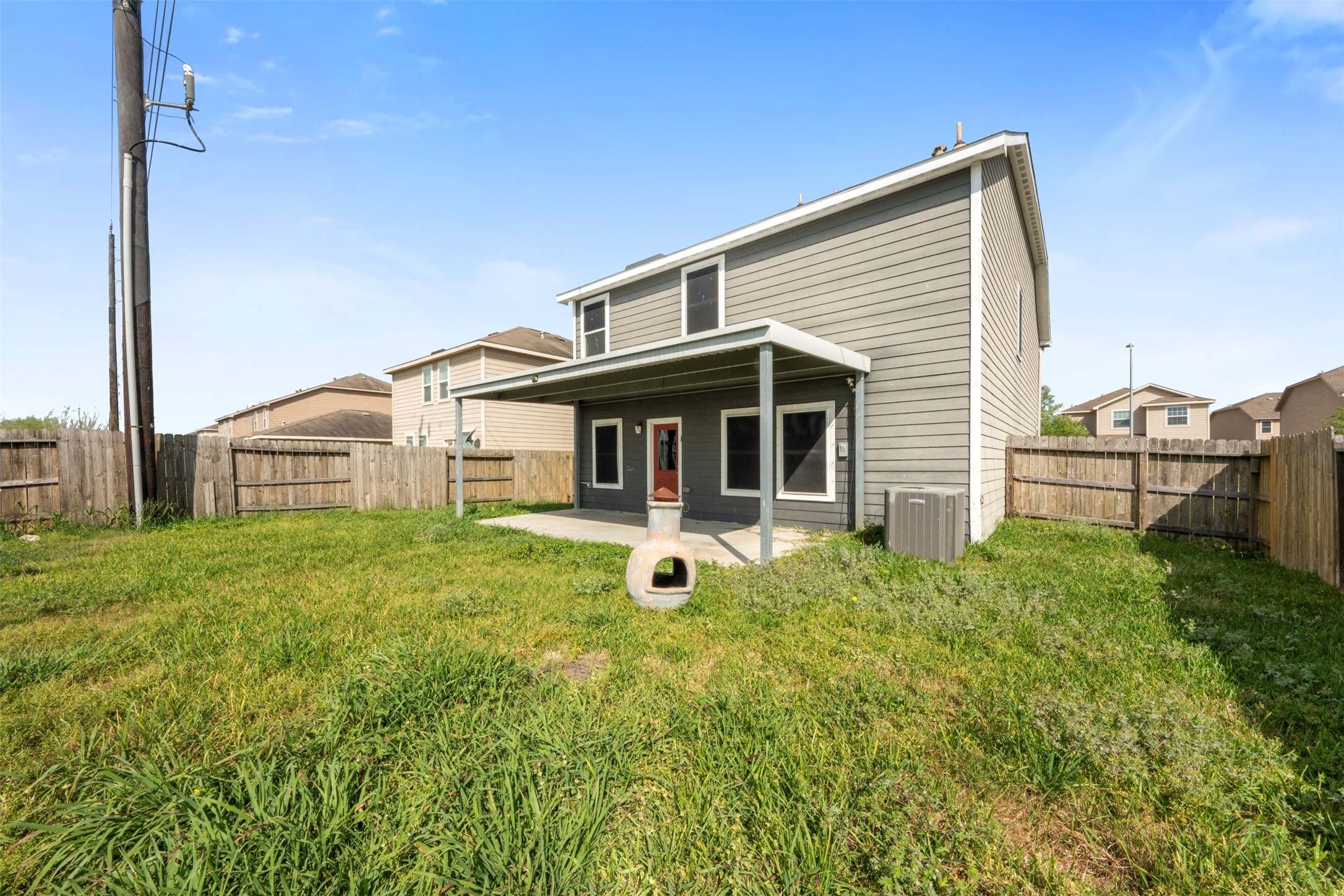5926 Golden Cove Road Cove, TX 77523 - Photo 23 of 26 Backyard with no neighbors