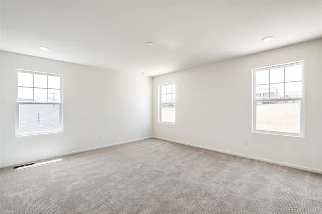 a view of an empty room