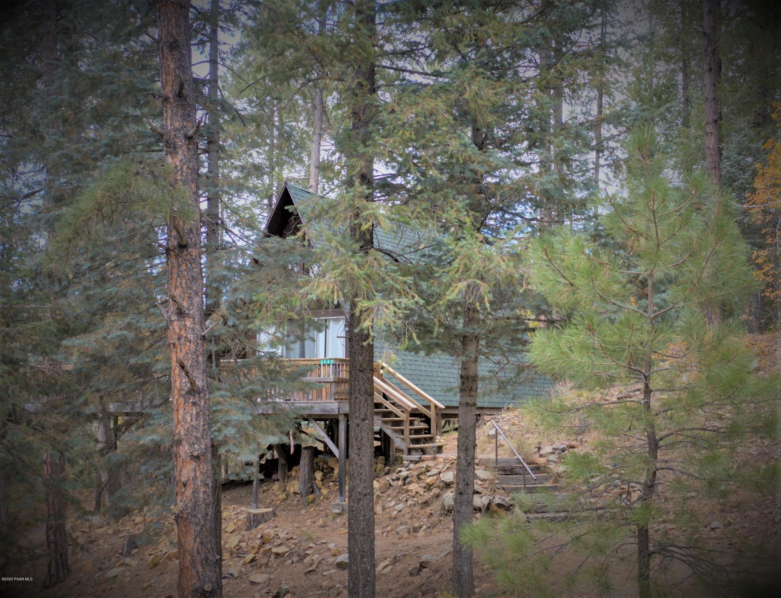 3000 Bluff Road Prescott, AZ 86303 - Photo 1 of 25 Cozy Cabin In The Woods