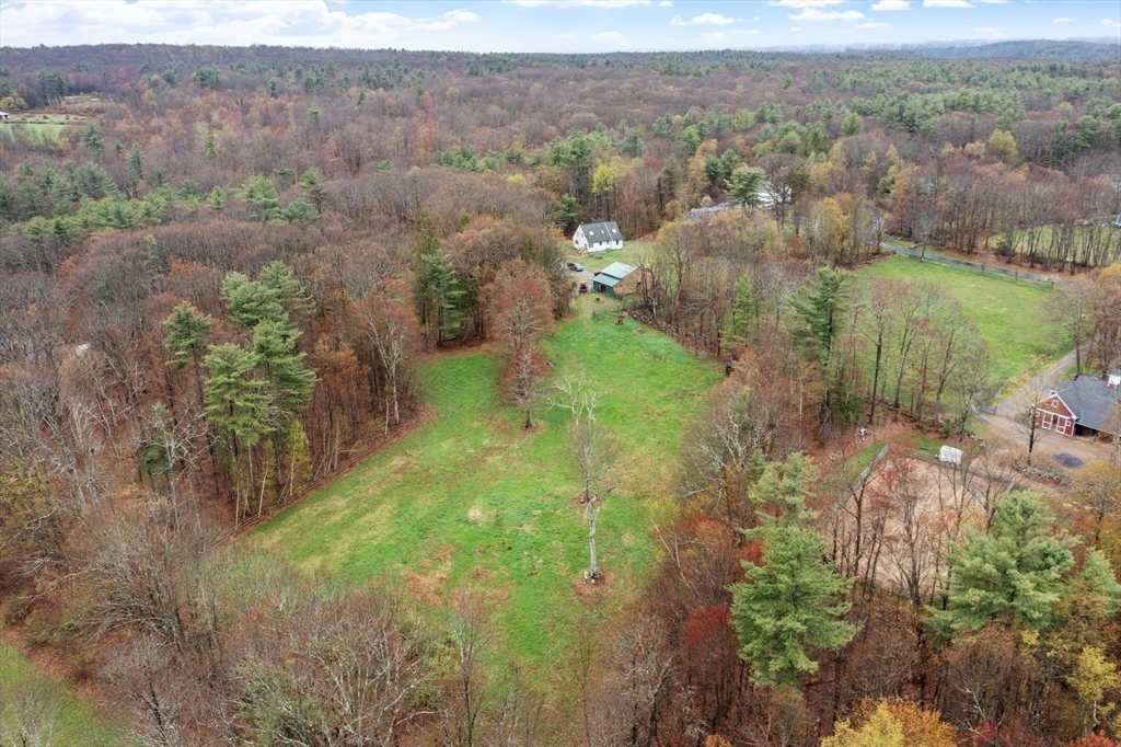 340 Ball Hill Road Princeton, MA 01541 - Photo 18 of 41 a view of a lush green hillside and houses