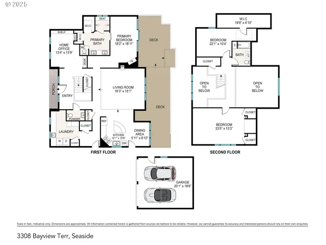 $989,000 | 3308 Bayview Terrace, Seaside, OR 97138