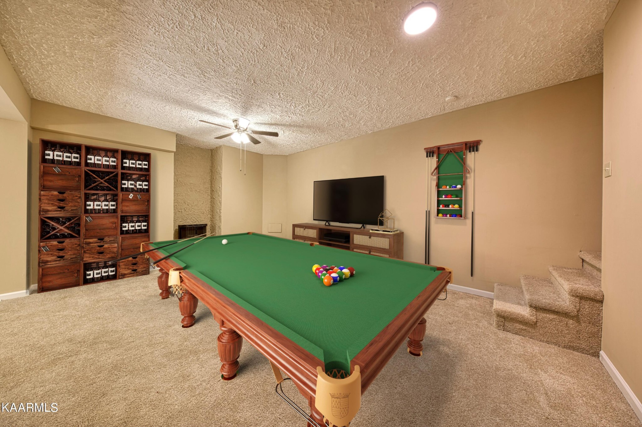 1859 Poplar Hill Road Knoxville, TN 37922 - Photo 12 of 39 a room with pool table and a flat screen tv