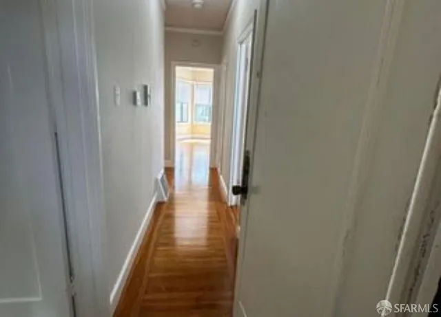 wooden floor in an empty room