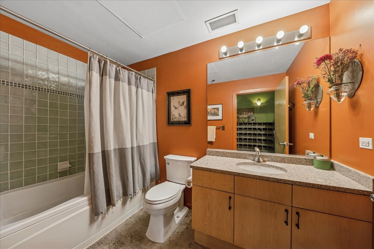 3500 South Sangamon Street, Unit 109 Chicago, IL 60609 - Photo 10 of 23 a bathroom with a sink a toilet and shower